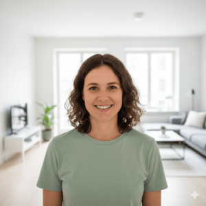 medarbetare av Alen Allservice AB i flyttstadning Årsta 